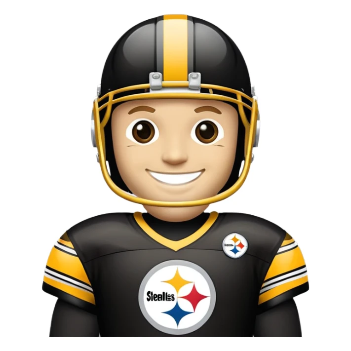 Steelers mascot, Steely Mcbeam sticker