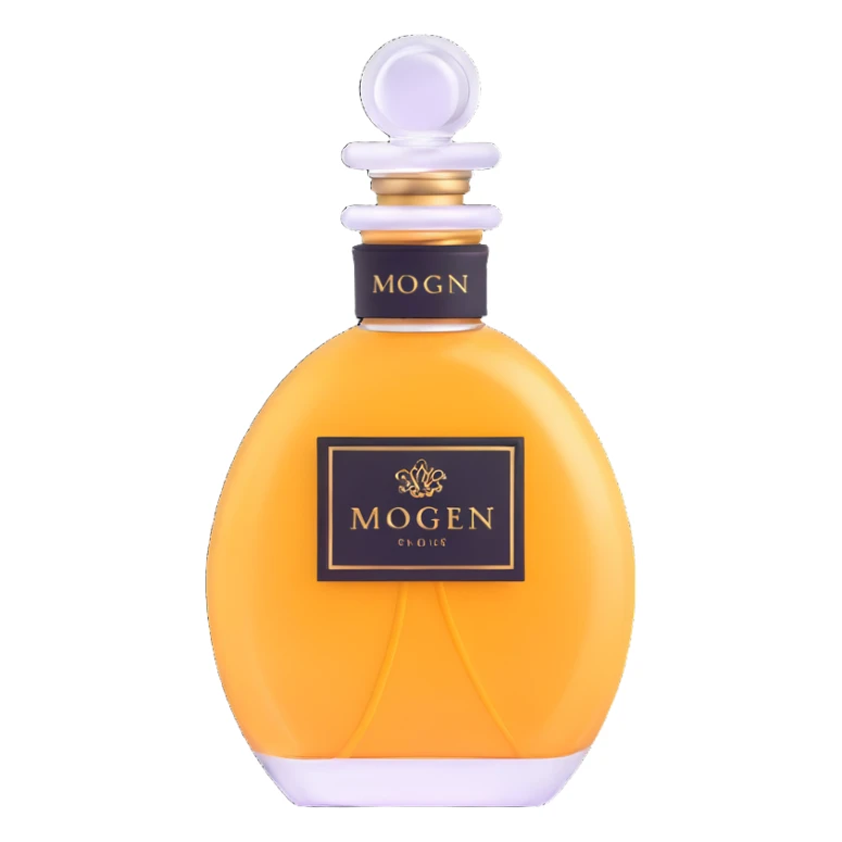 Elegant perfume bottle with "Imogen" printed on the label sticker