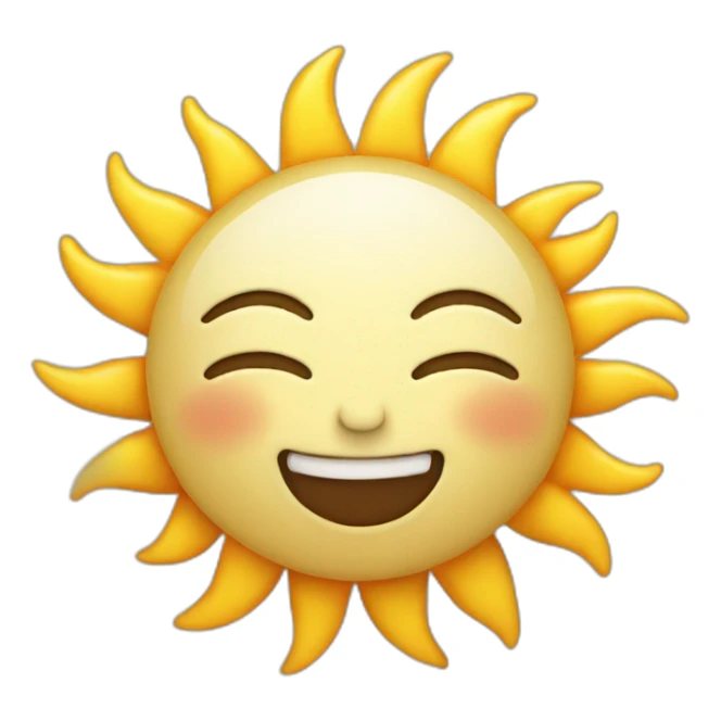 Sun that reads  sticker