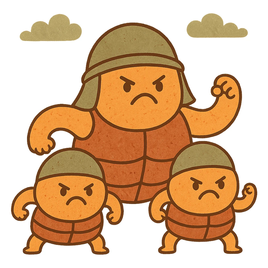 Angry armored cells sticker