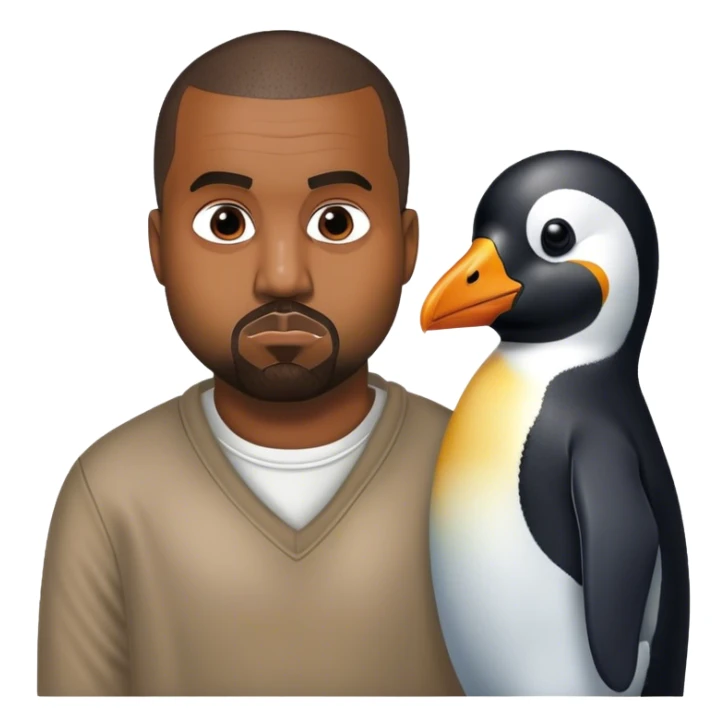 Kante West dating a penguin sticker