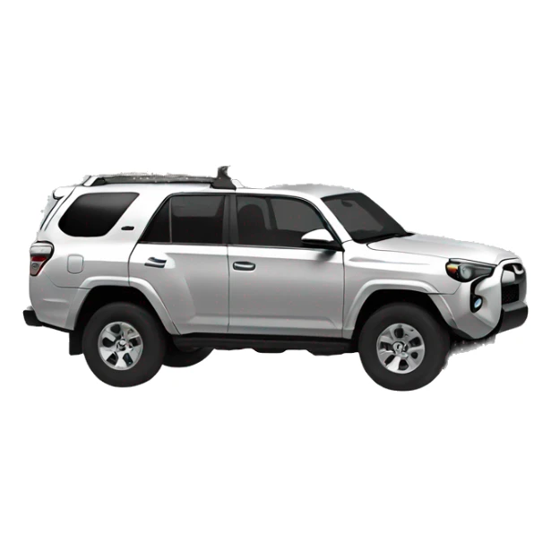 4 Runner with a christmas tree on the roof sticker