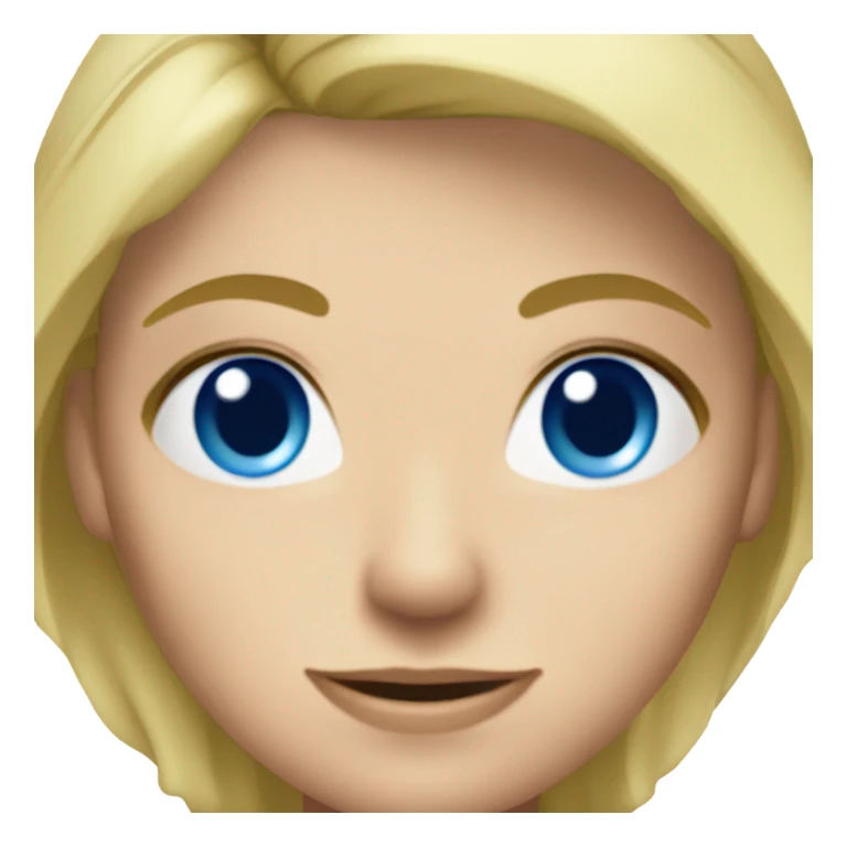 Pickleball lady blue eyes blonde hair  sticker