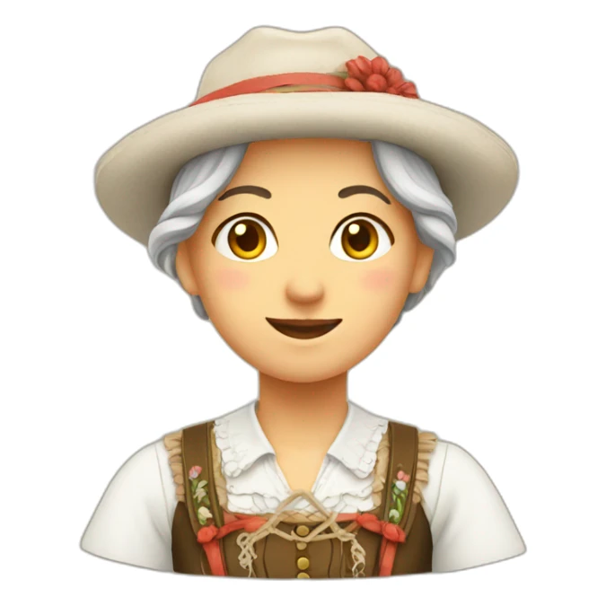 Tracht sticker