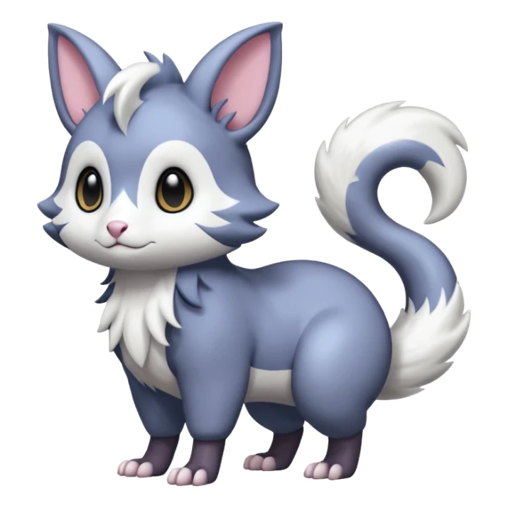 Shiny Furret-Absol-Noibat-Hybrid (Full body) sticker