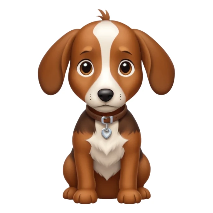 Arlequín teckel mini sticker