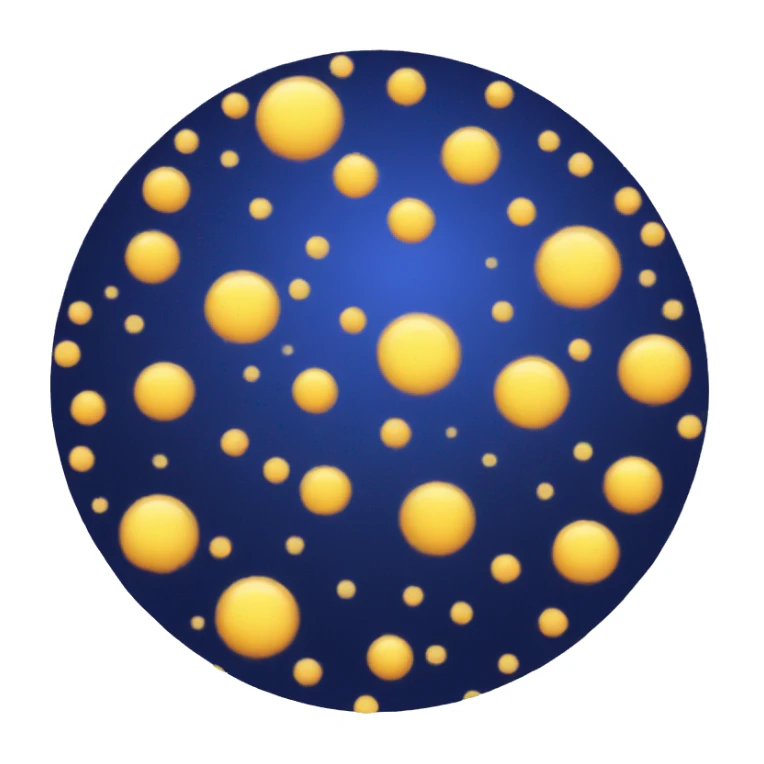 Abstract, indigo R with amber/yellow sparkles sticker