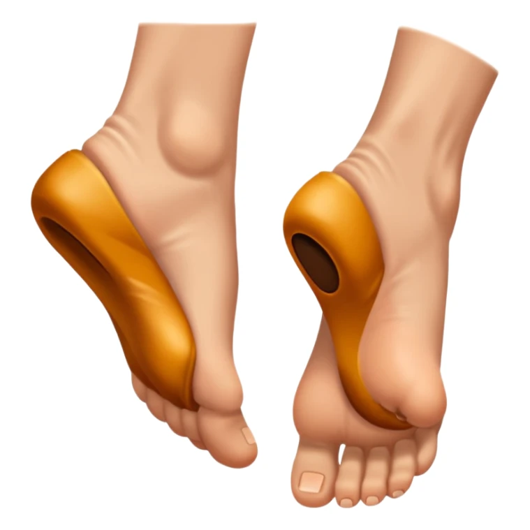 Kicking feet emoji sticker