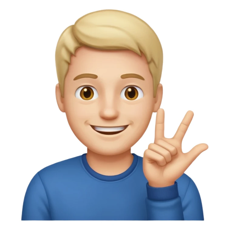 crea un emoji de un hombre cuerpo completo sticker