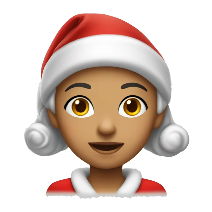 Santa Claus  girl sticker
