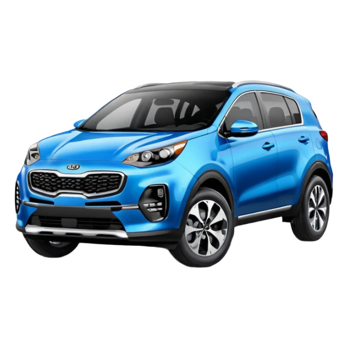 Kia Sportage 2021 Blue sticker