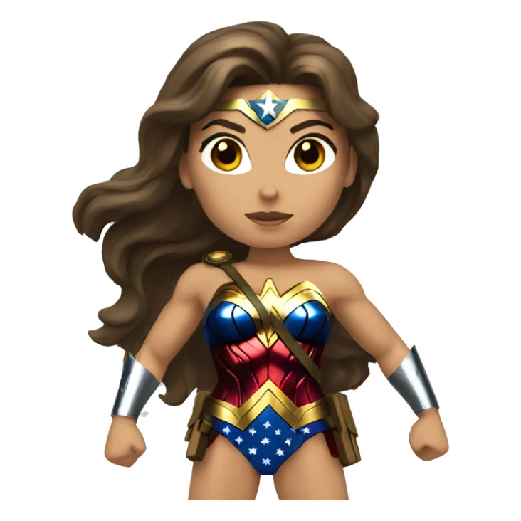wonder woman superhero emoji sticker
