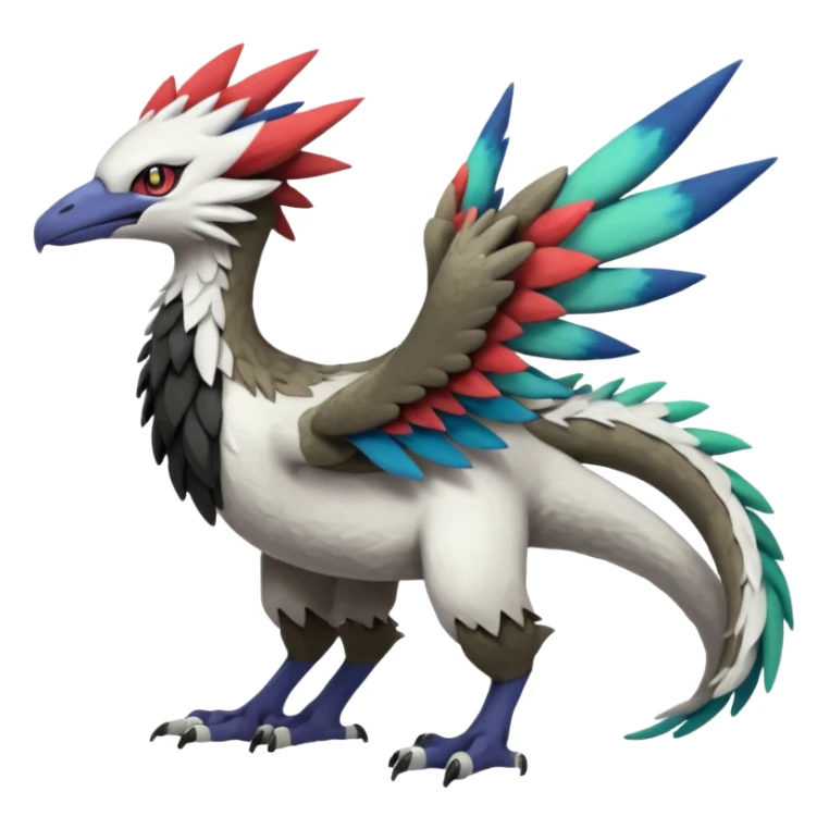 Trico-Silvally-Fakémon-creature-fusion (full body) sticker