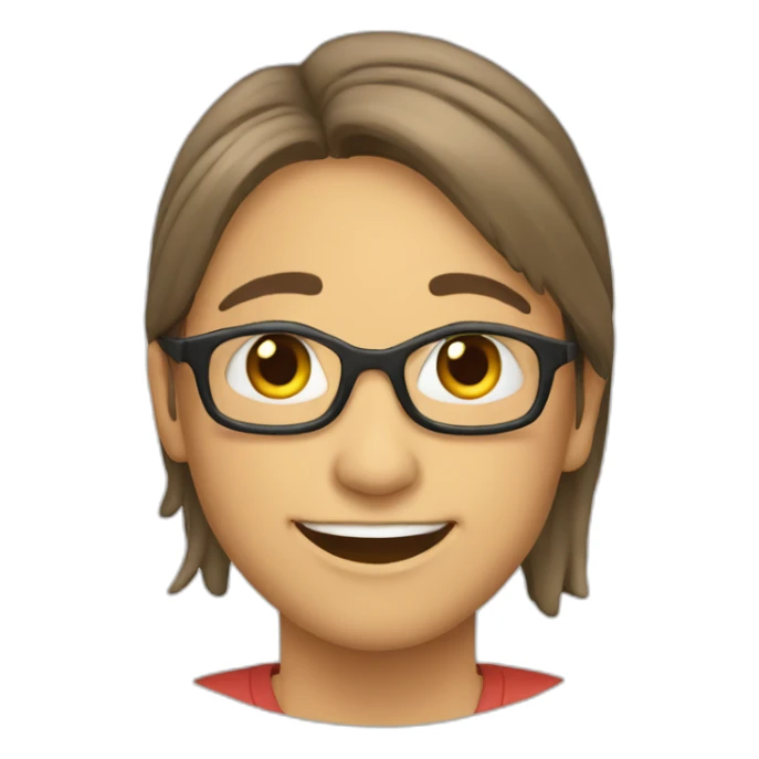 Cara de felicidad sticker