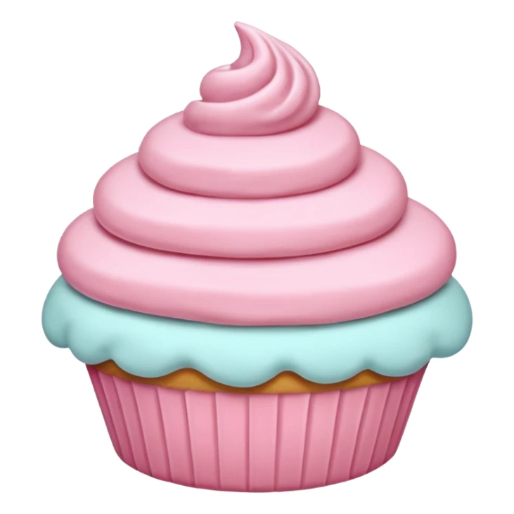 pastel dessert, pink color sticker