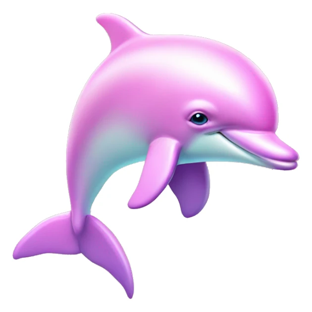 Pastel-pink-colors-dolphin sticker