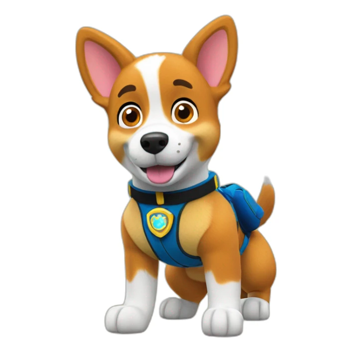paw patrol corgi sticker
