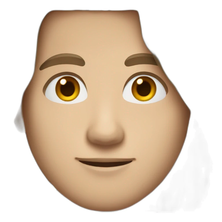 nikita man white skin and brown hair sticker