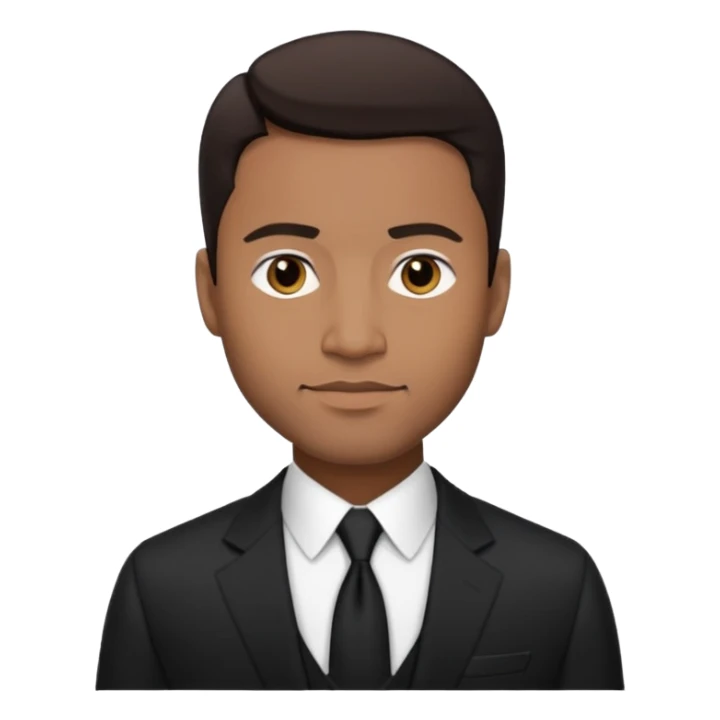 Andre Rison (b.1967) with dark brown hair, black suit sticker