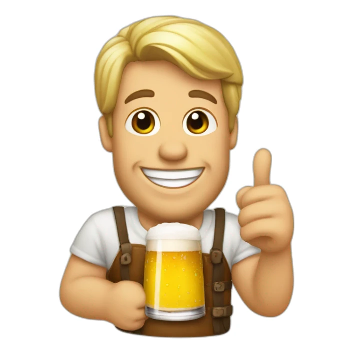 Cervejeiro feliz sticker