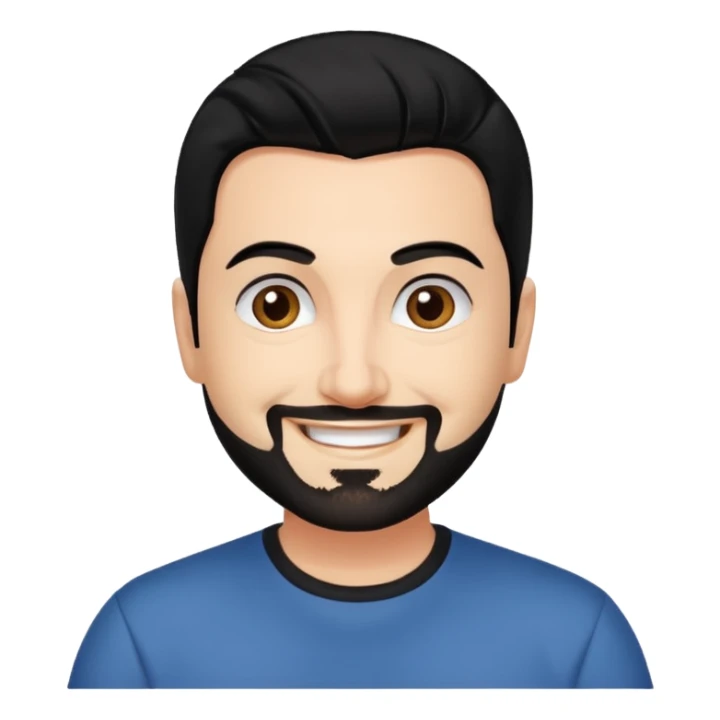 Chris Kirkpatrick with black hair sticker