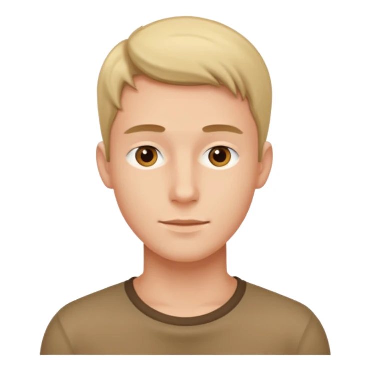 portrait of a young man make it accurate less wrinkles  sticker