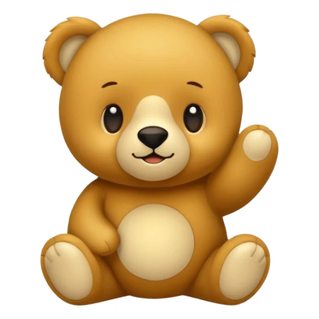 Osito con letta c al lado sticker