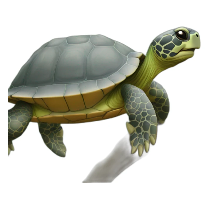 Tortue kawaï sticker