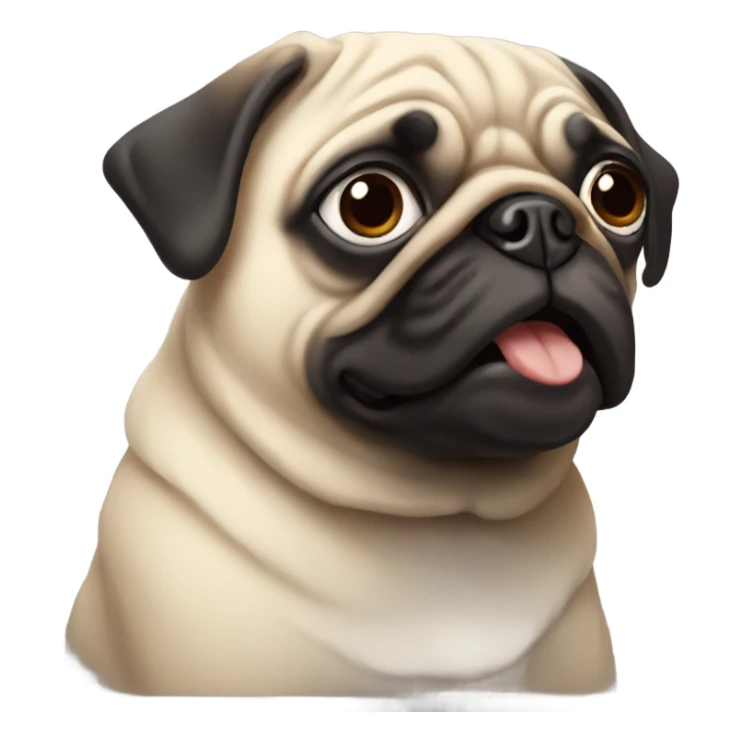 Pug sticker