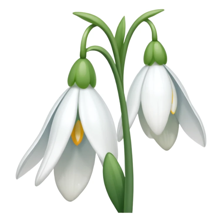 Snowdrop sticker