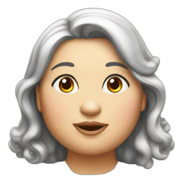 a little bid chubby woman sticker