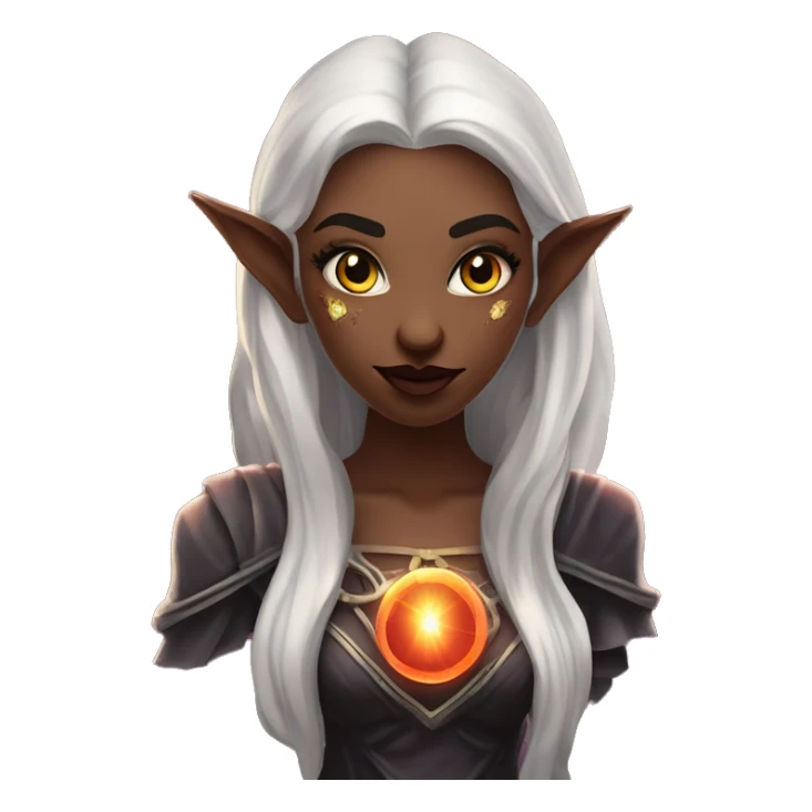 "Technomancy is the use of magic or mystical powers to control and manipulate technology” + "It's kind of like cyberpunk magic or how in some games, characters hack into systems using magic." 🖥️⚡🧙‍♂️ Make a ancient vampire technomancy goddess sticker