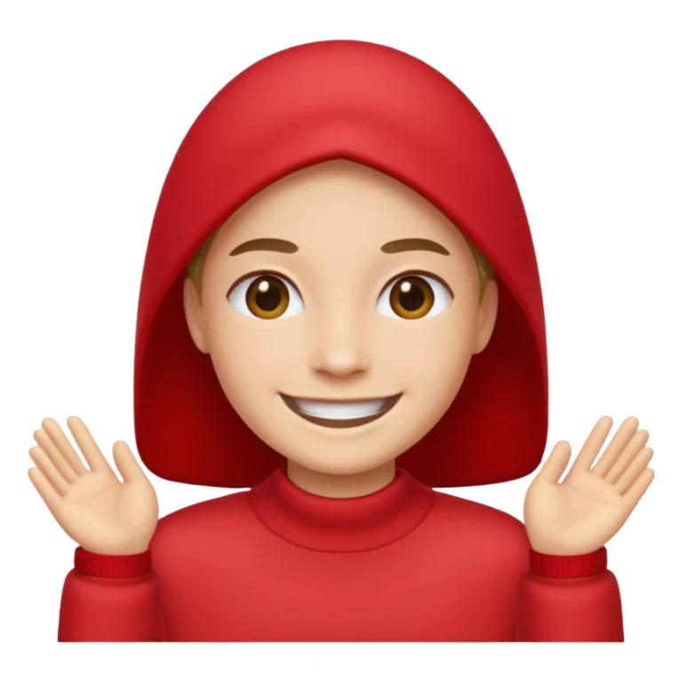 Containted anger it's the smile but red sticker