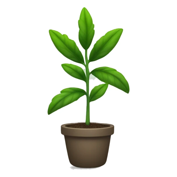  a plant with a thin, slightly hairy green stem. The leaves are oval, pointed, slightly serrated, and dark green in color. They are arranged in opposite pairs along the stem. sticker