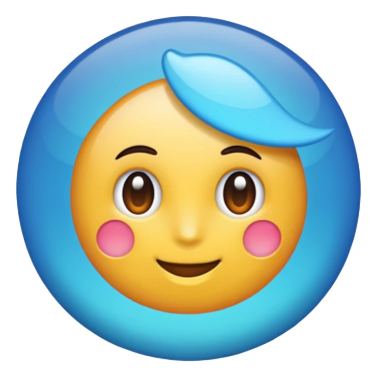 Lo que está dentro de la comillas "✅" el colo verde que sea celeste azulado y cambia la forma de cuadrado a circulo sticker