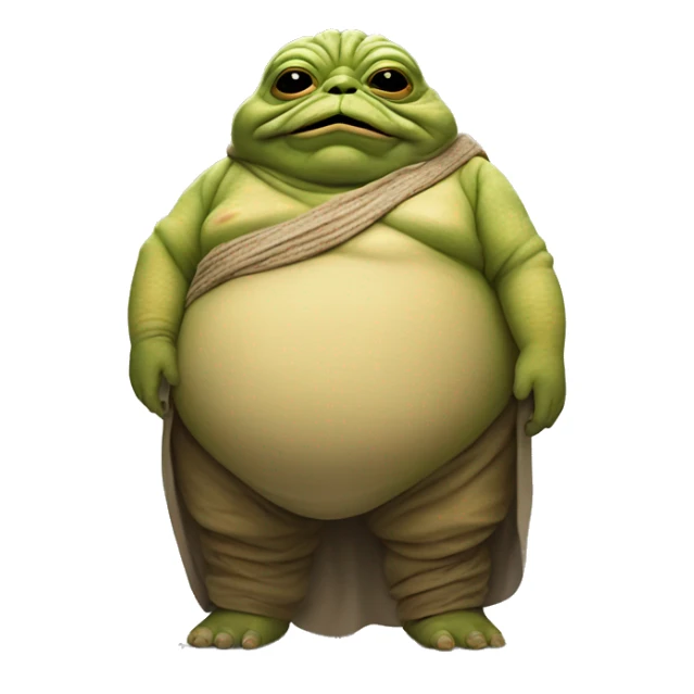 Jabba the Hutt from Star Wars full body sticker