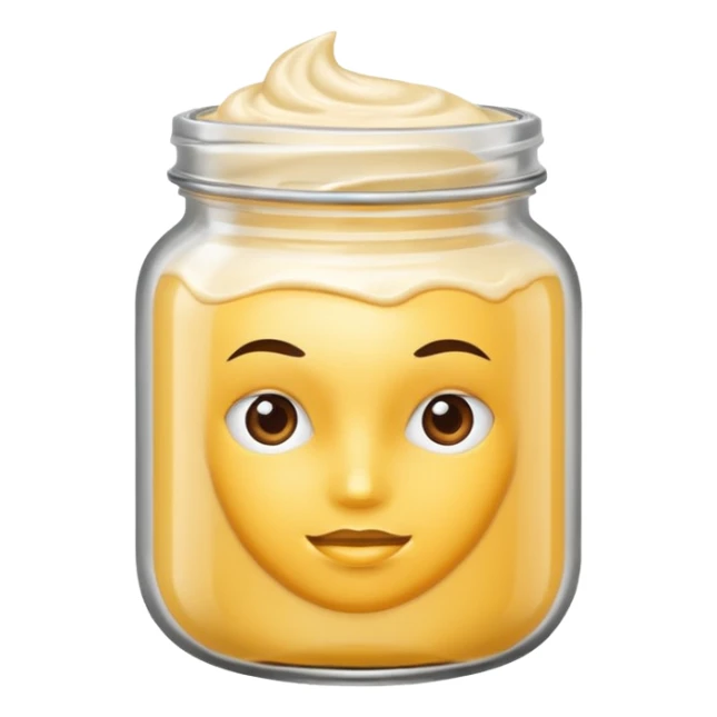 hair mask in a jar sticker