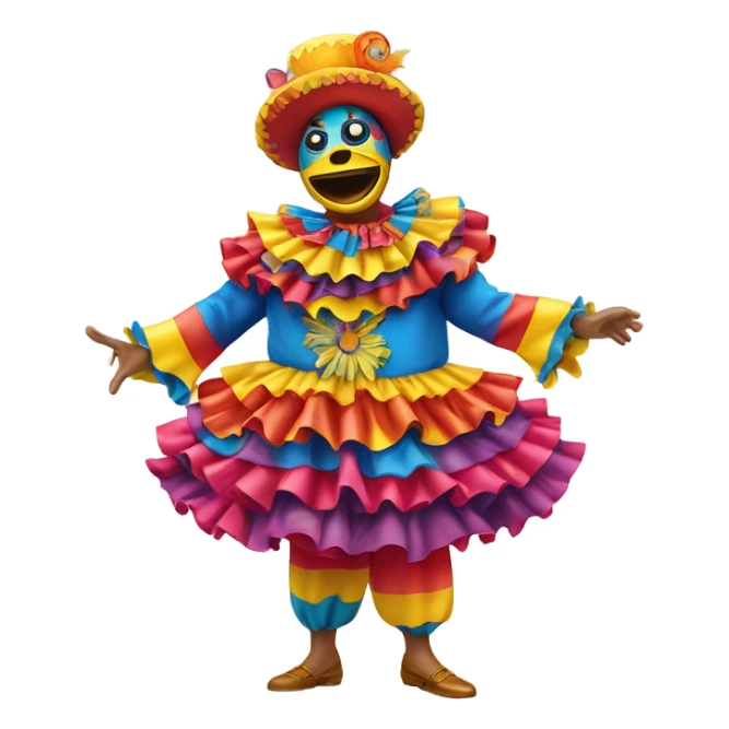 marimonda colombiana carnaval de barranquilla sticker