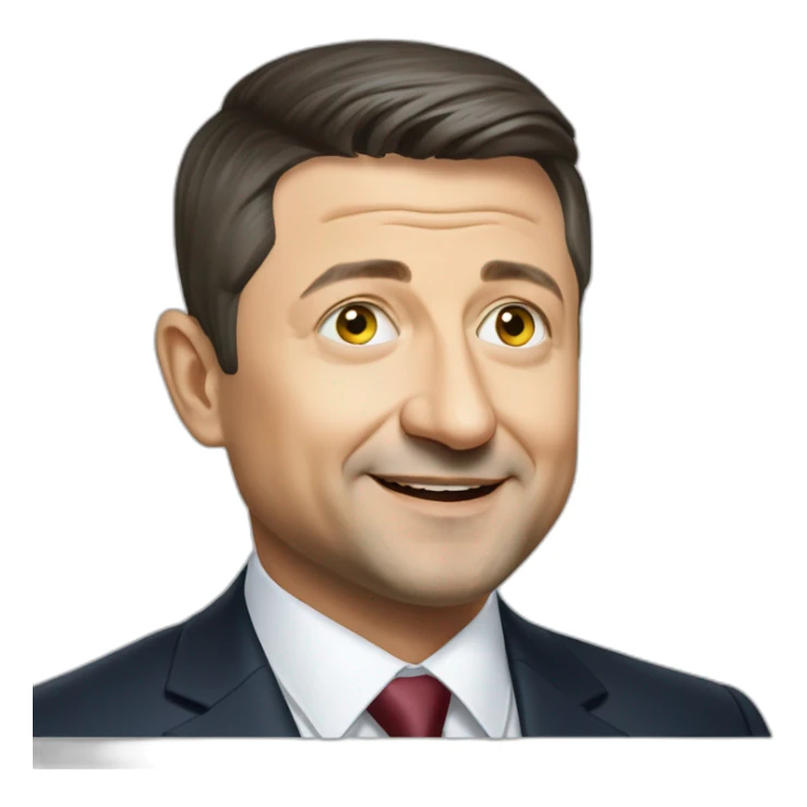 President of Ukraine Vladimir Zelensky sticker