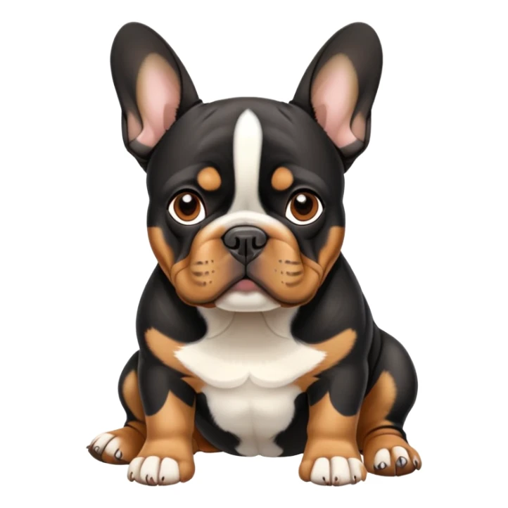 French bulldog Rottweiler markings sticker