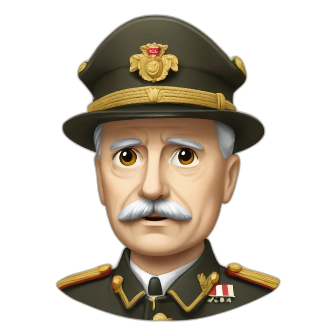Philippe Pétain dictator of Vichy France sticker