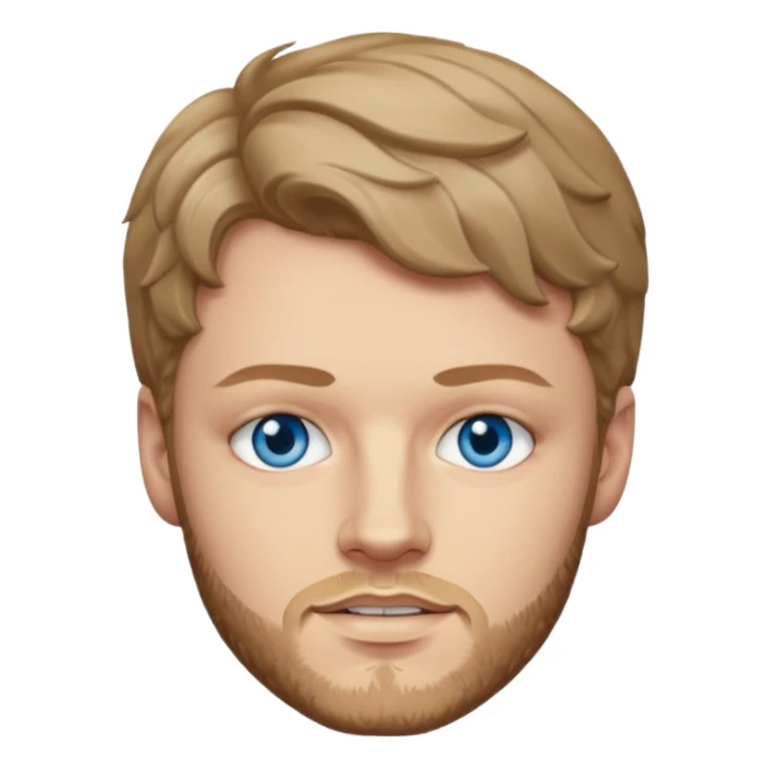 Jay McGuiness with blue eyes sticker