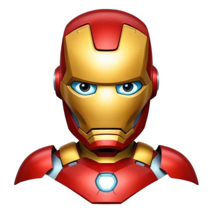 iron man hero fake sticker