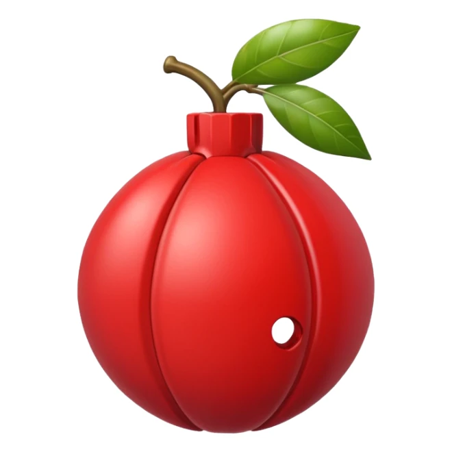 i want to create an emoji of grenade fruit sticker