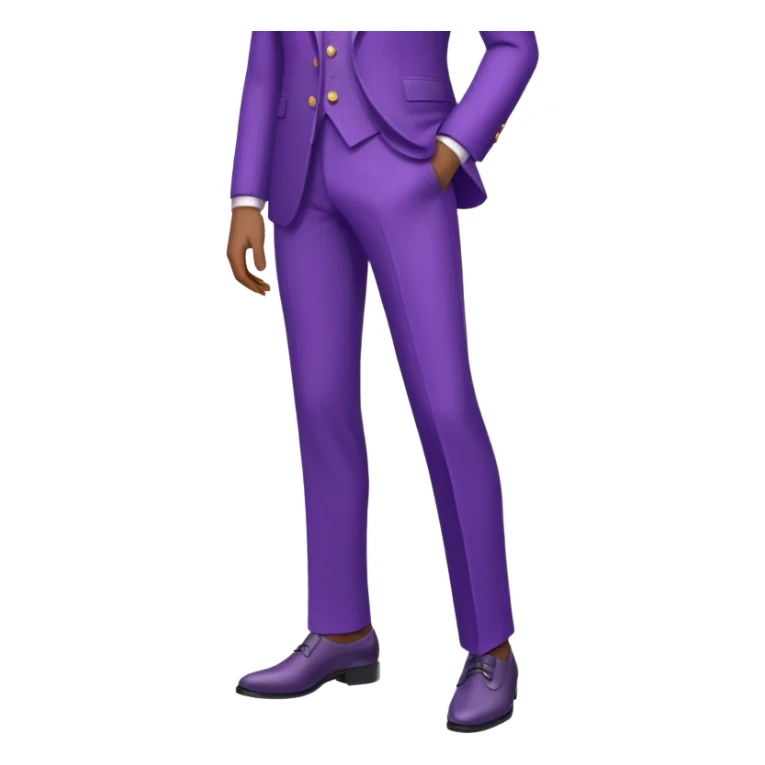 purple suit pant sticker