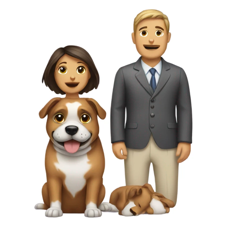 A Dog with a Wife sticker