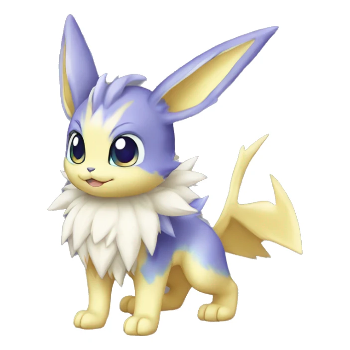 Shiny-Eeveelution-Cute-Dragon-Pokémon-fusion full body sticker