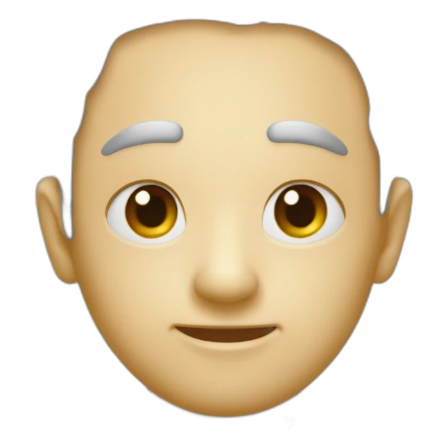 Tête avec un œil à moitié ouvert et qui bave sticker