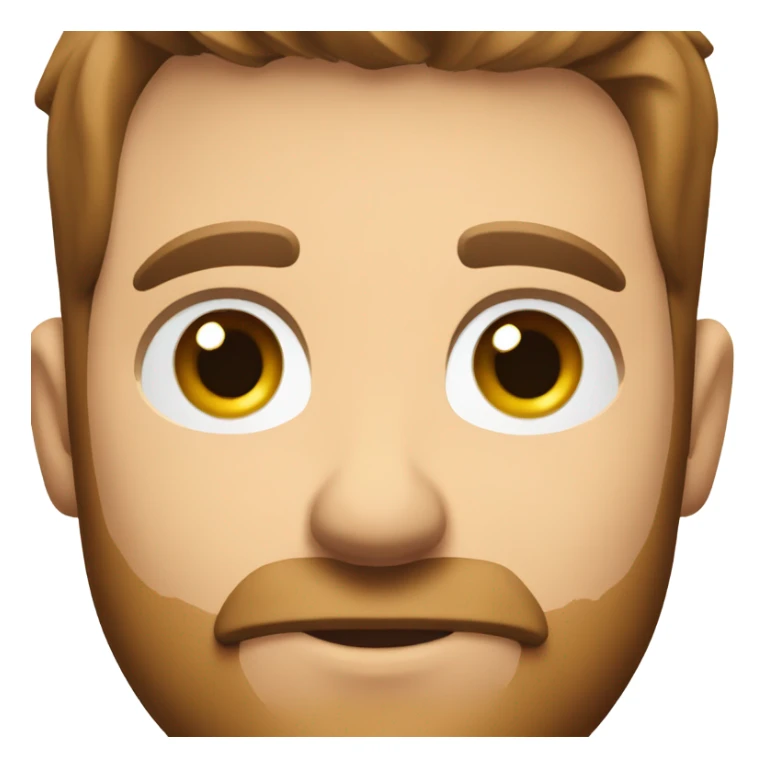 Male farmer, short beard (brown hair and BLUE eyes) sticker