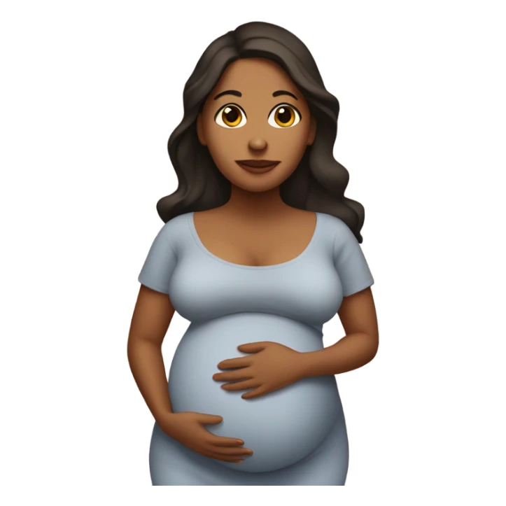 pregnant puerto rican mom  sticker